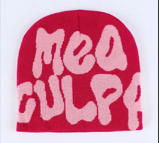 Rose Red Mea Culpa Beanie