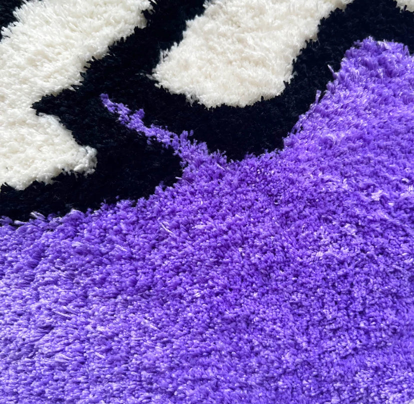 Uno Reverse Purple Rug