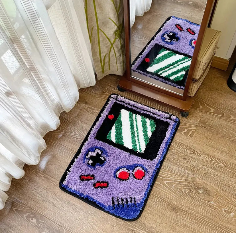 Purple Game Boy Rug